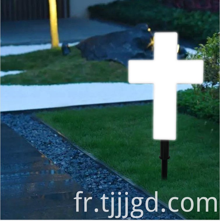 Solar Cross Lawn Lamp